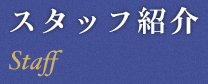スタッフ紹介